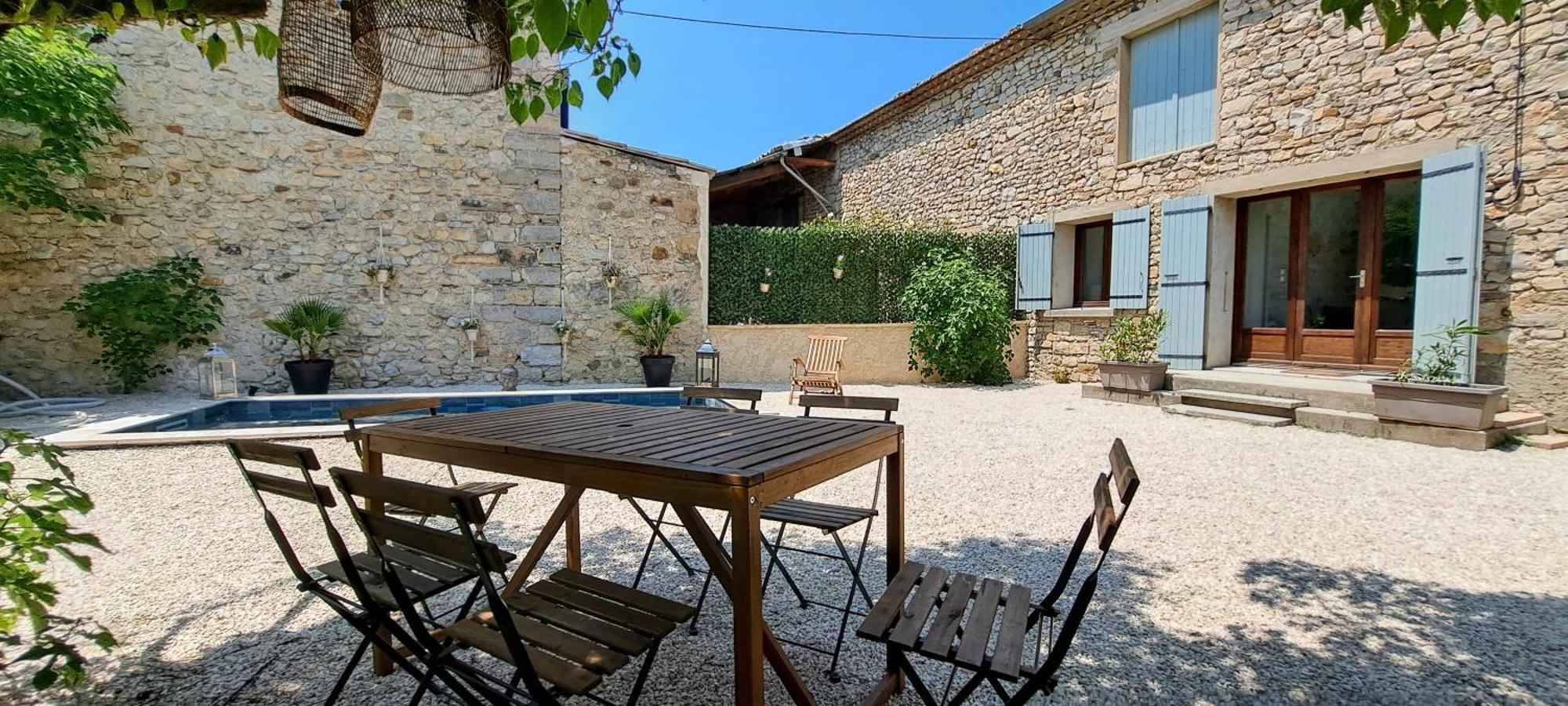 Le Mazet Sainte-Jalle, Piscine Chauffee, Jardin Clos, Barbecue En Baronnies Provencales Екстериор снимка